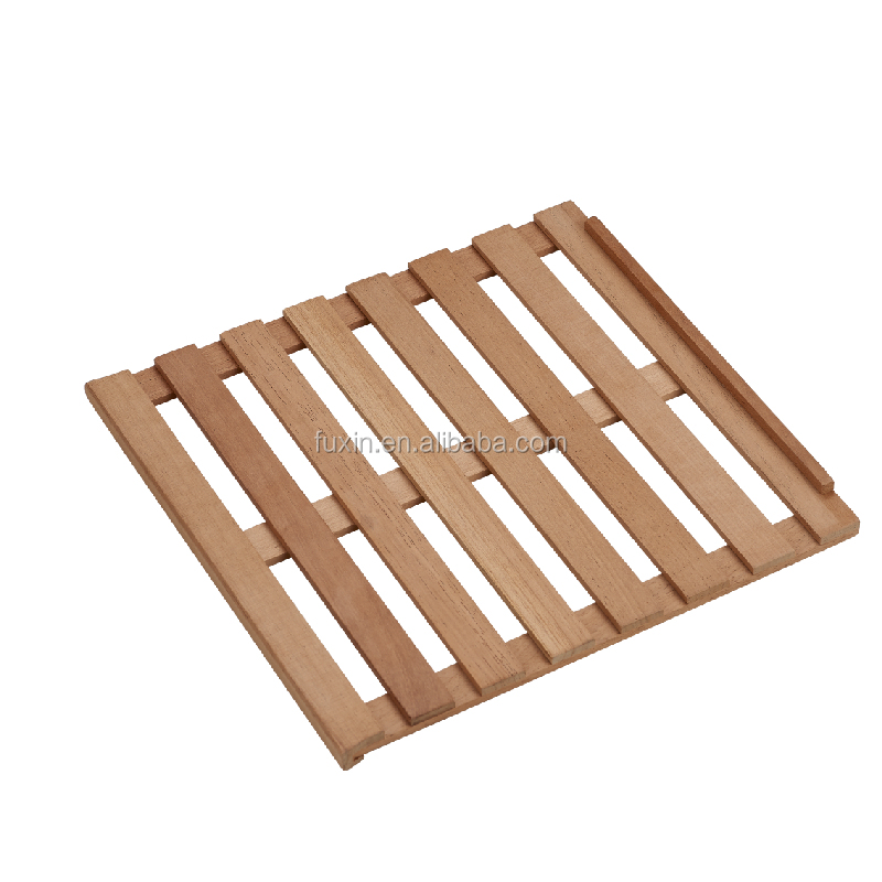 Interior view showing wooden shelves and bottle placement