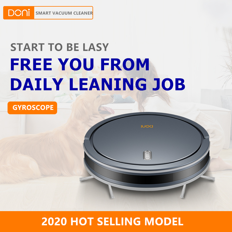 Doni V13 Modularize design Robot Vacuum cleaner with Gyrosope navigation - Image 2