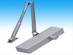 Hydraulic Door Closer with Adjustable Speed