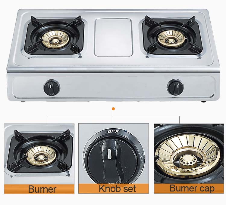 Double Burner Gas Cooktop