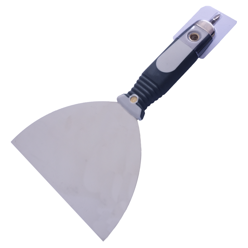 Double color soft plastic handle stainless steel putty knife - Image 2