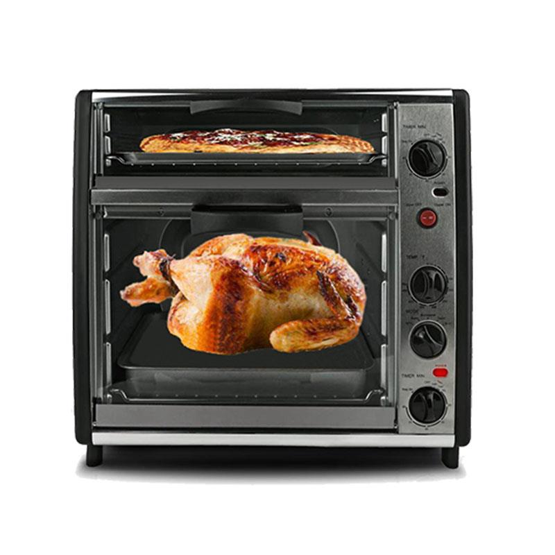 Double-Deck Rotisserie Grill and Pizza Oven