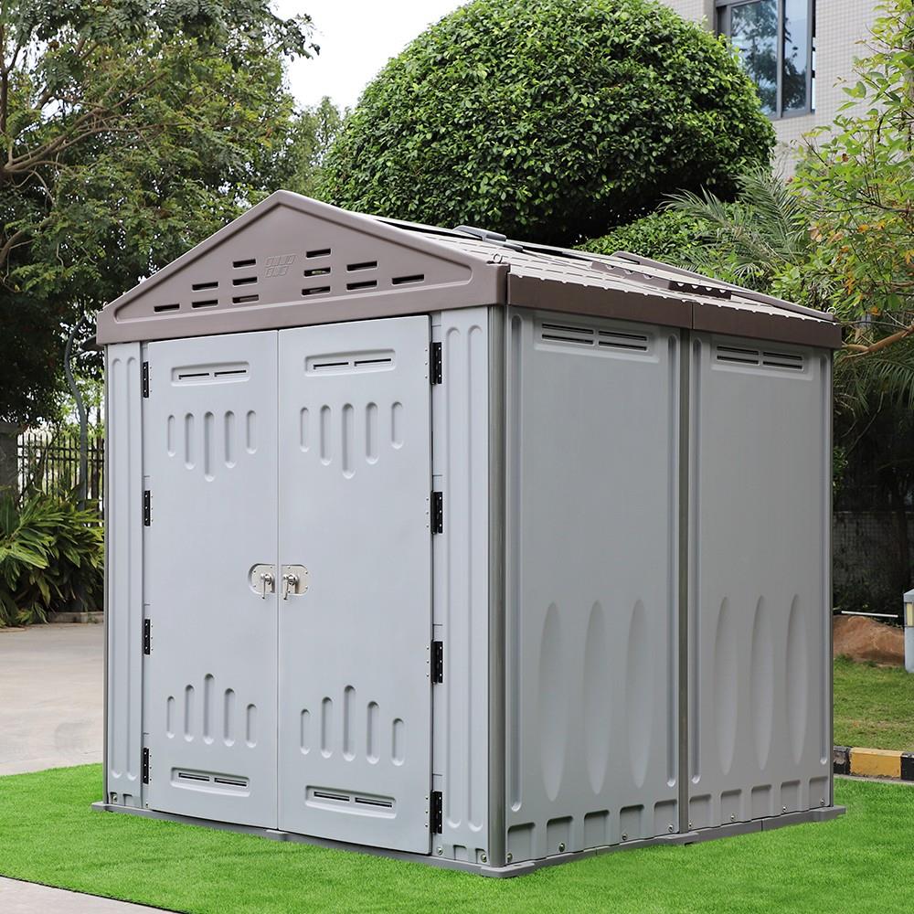 Double Door Garden Storage Shed-2 room - Image 2