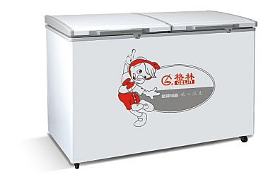 Double Door Chest Freezer