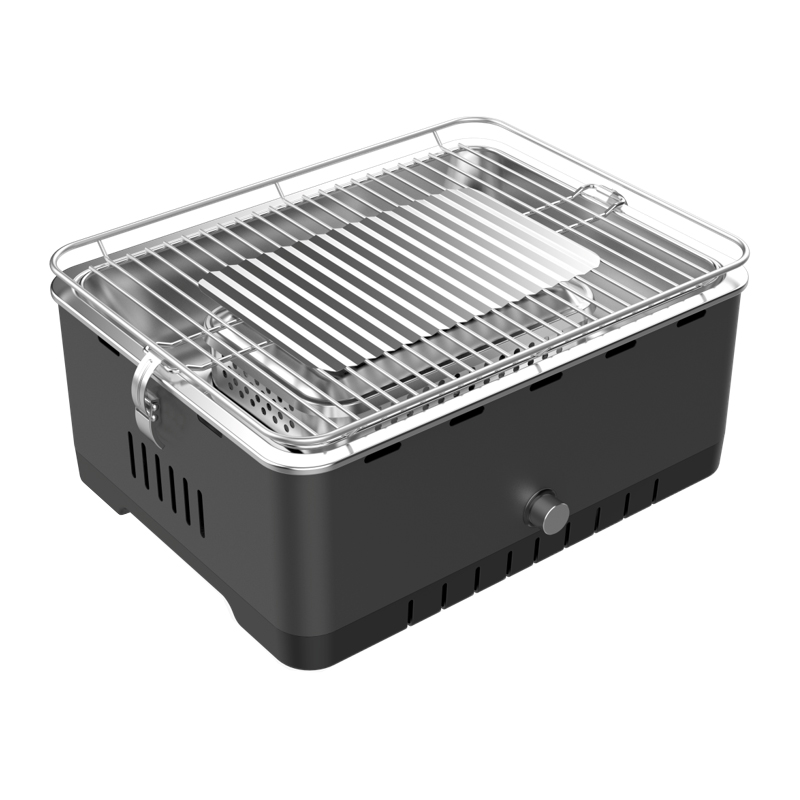 Double Fans Ventilated Charcoal Barbecue - Image 2