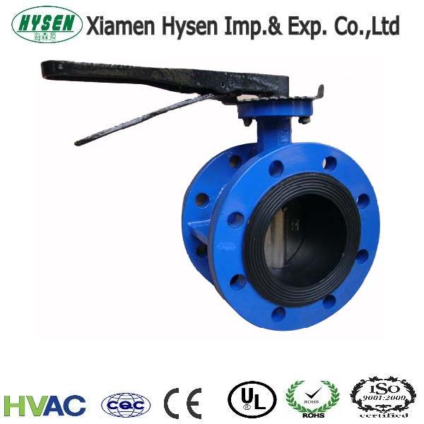 Double Flanged Butterfly Valve for Flow Control