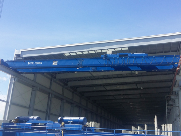 20T Double girder crane in factory