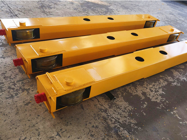Crane end truck and wheel assembly