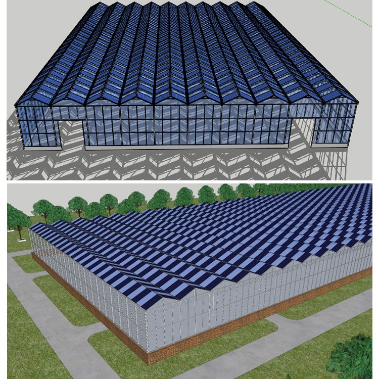 Double glass BIPV solar panel mono with mounting structure - Image 2