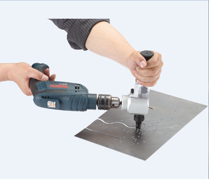 Double Head Sheet Metal Cutter Drill Attachment