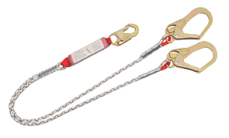 Double Hook Safety Lanyard with Energy Absorber