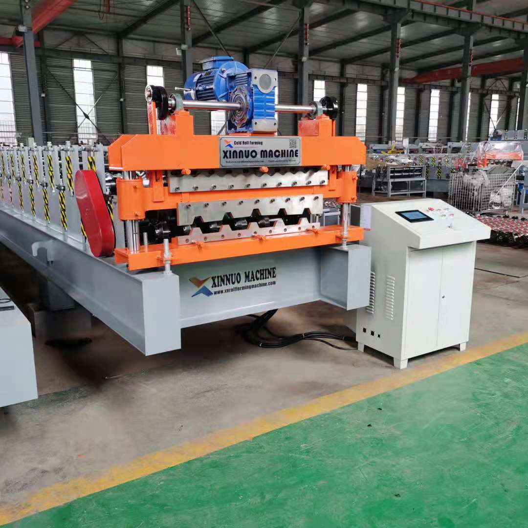 Double Layer Corrugated Metal Roofing Sheet Roll Forming Machine IBR Roofing panel double - Image 2