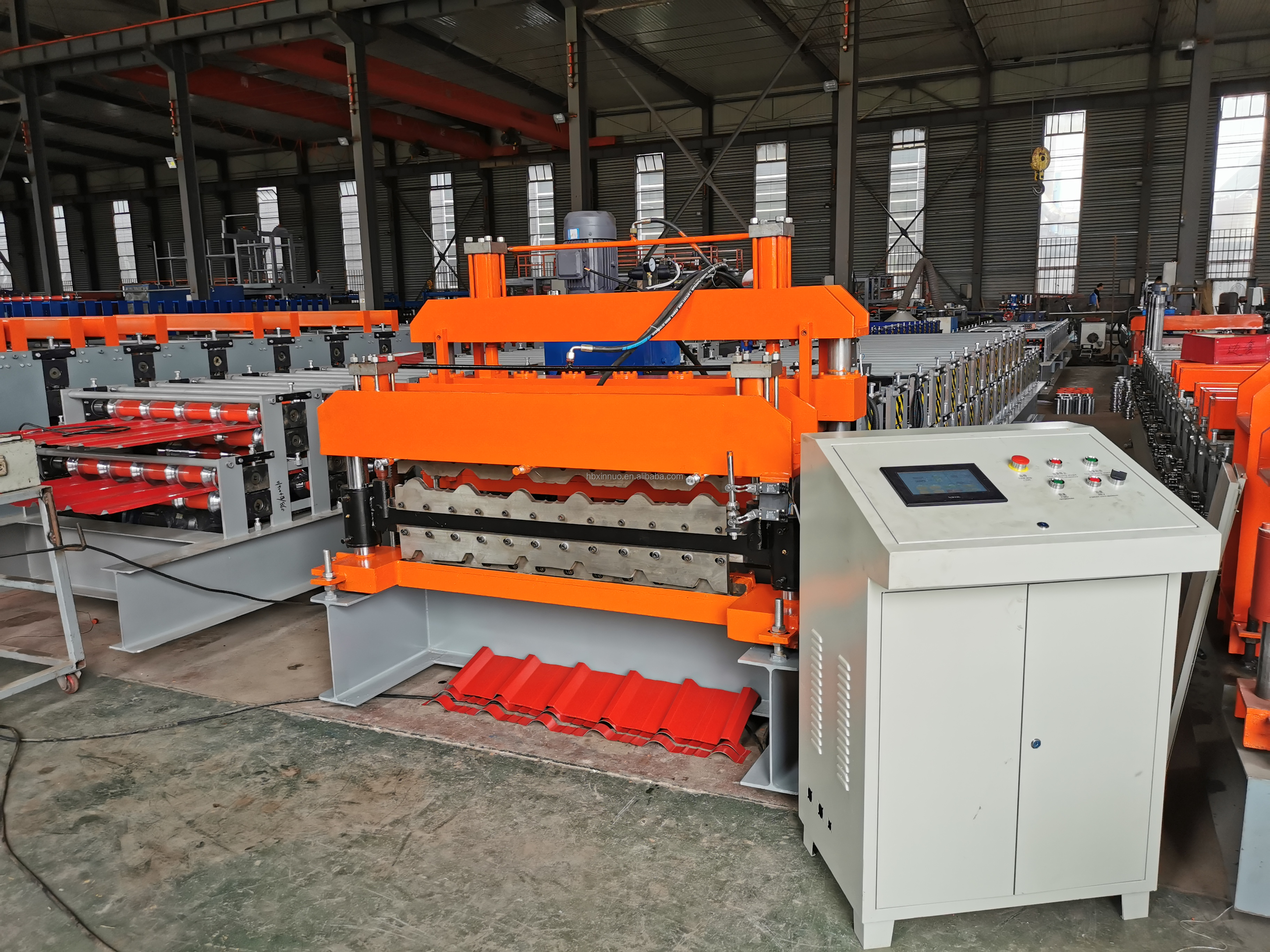 Automated cutting and control section