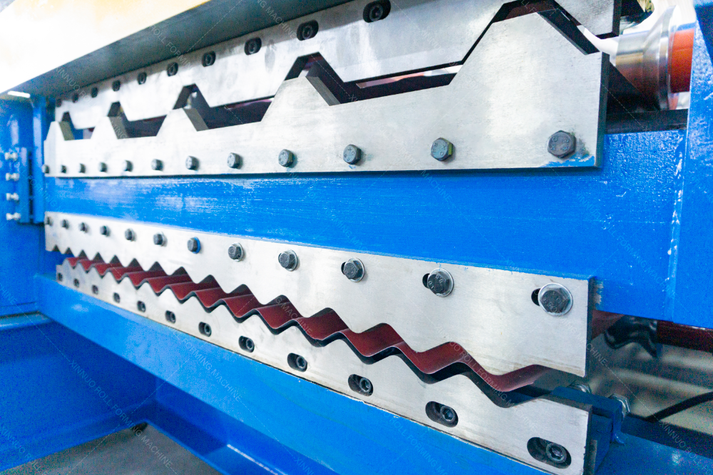 Precision rollers of the double layer roll forming machine