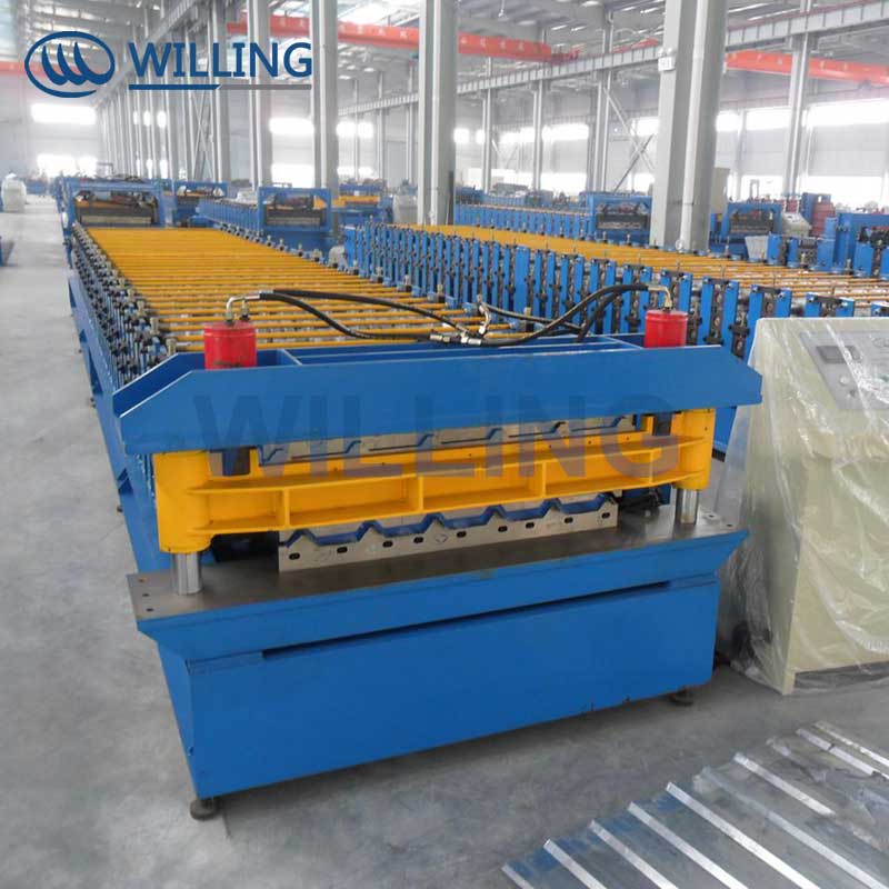 Double Profile Metal Sheet Roll Forming Machine