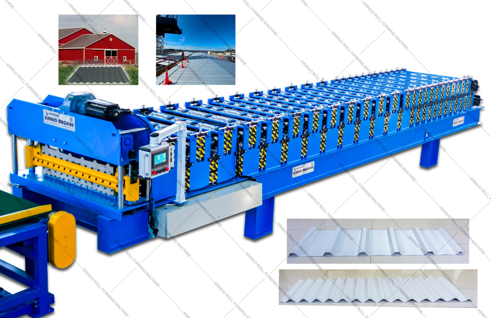 Double Layer Roof Panel Forming Machine