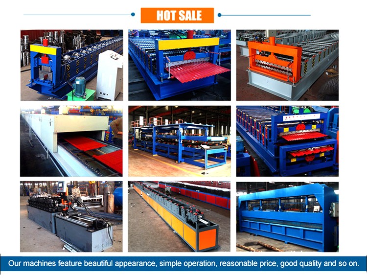 Double layer roof panel forming machine overview
