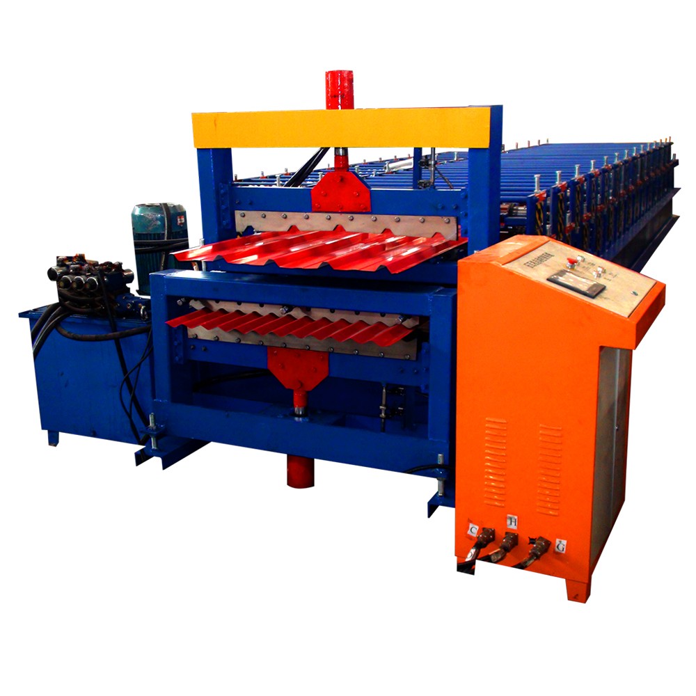 double layer roof tile making machine roll forming machine prices - Image 3