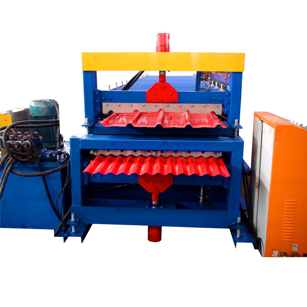 double layer roof tile making machine roll forming machine prices - Image 2
