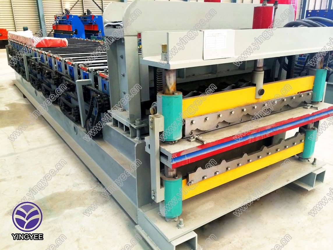 Double Profile Roof Tile Roll Forming Machine