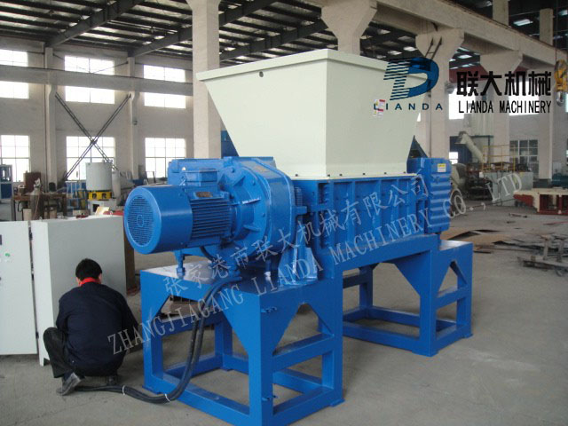 Industrial Twin Shaft Shredder for Waste Processing