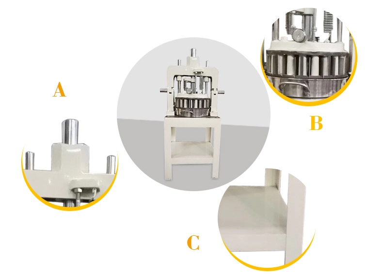 Manual dough divider cutting mechanism