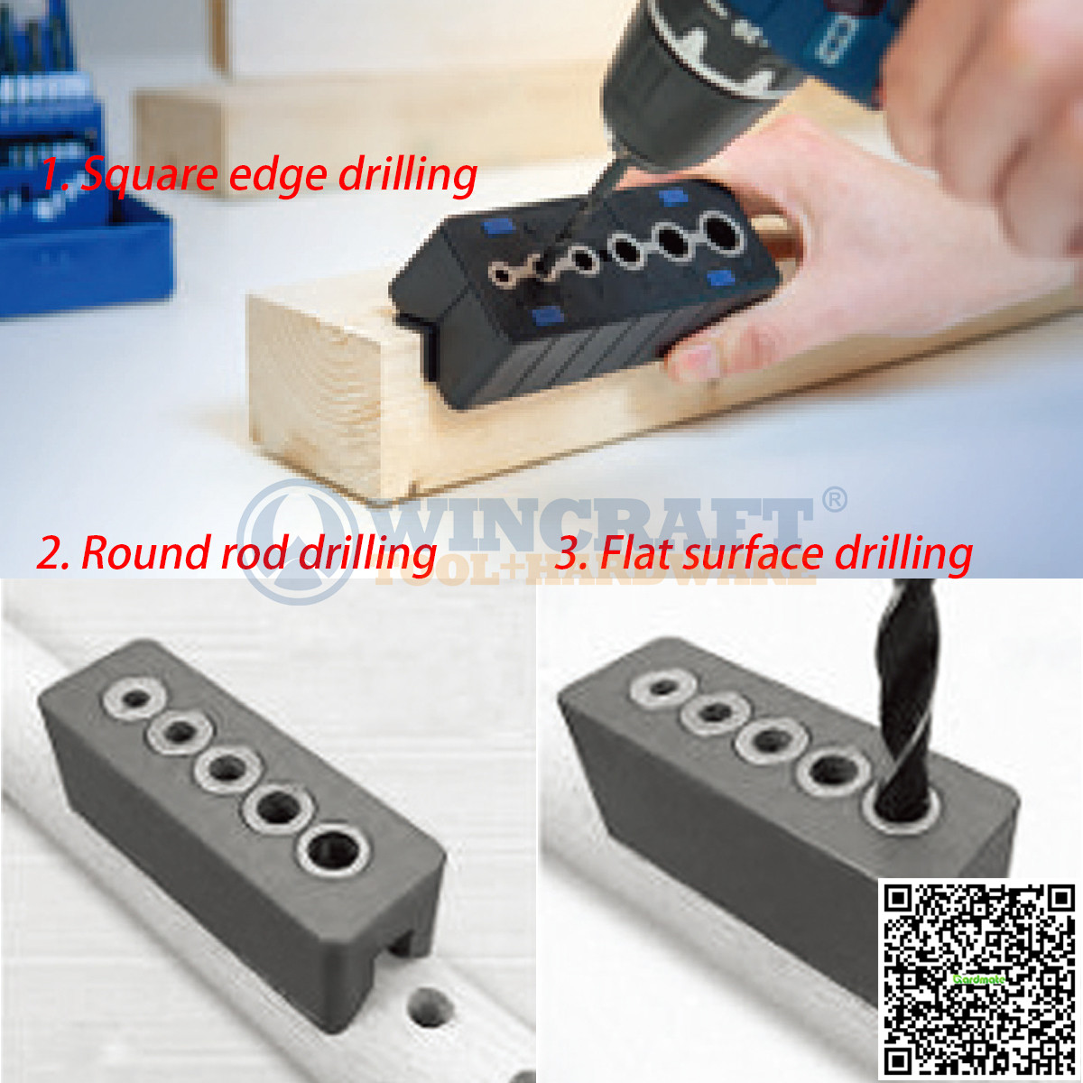 Doweling Jig Drill Template Dowel Jig Drill Block Drilling Guide - Image 3