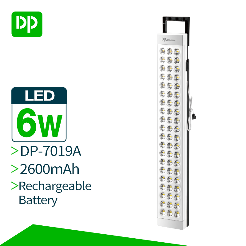 DP new design 6W portable rechargeable hand led emergency light - Image 2