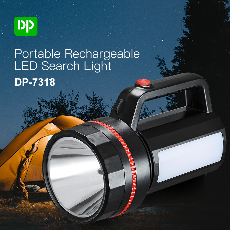 Rechargeable 8W LED Search Light with Side Light