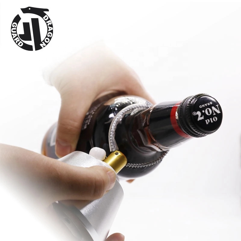 Dragon Guard Anti theft Tag For Wine Bottle B001 EAS Bottle Tag With Metal Cable - Image 3