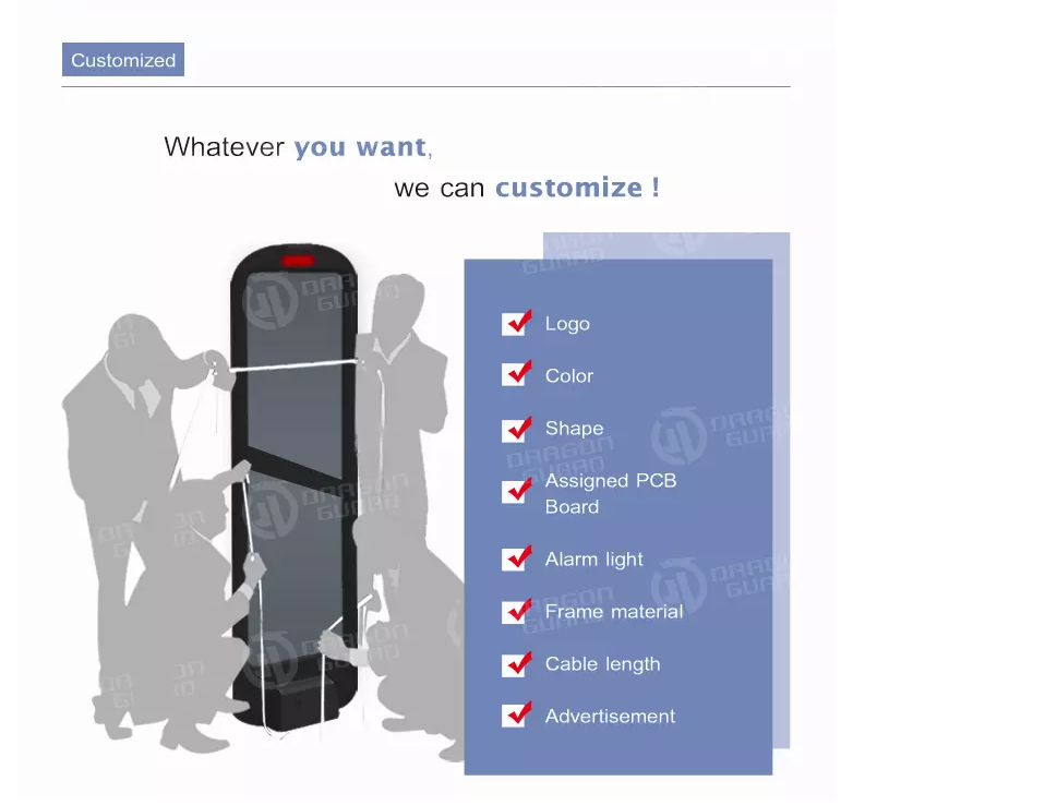 Customization options for RF antennas