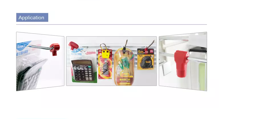 Security hook application in retail