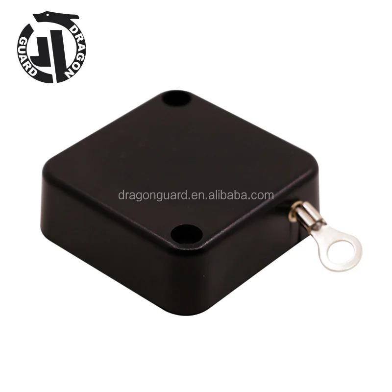 Anti-theft security display pull box recoiler