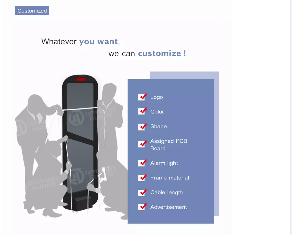 Customization Options Diagram