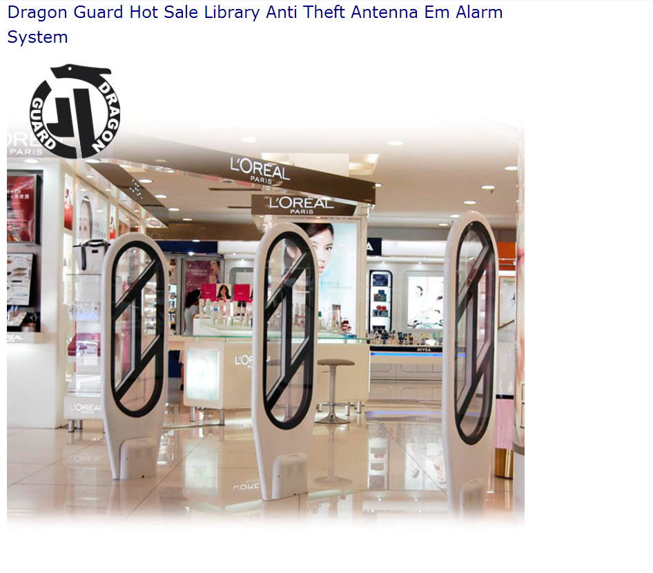 EM Alarm Antenna System in a library environment