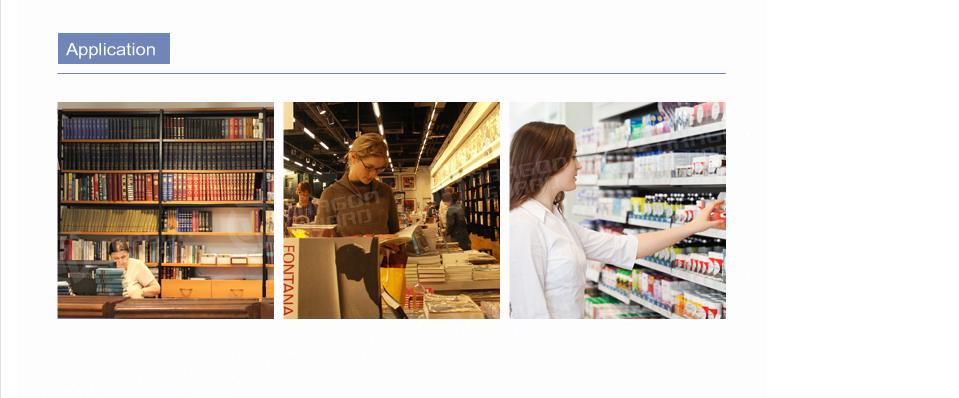 Application of the EM security system in a retail setting