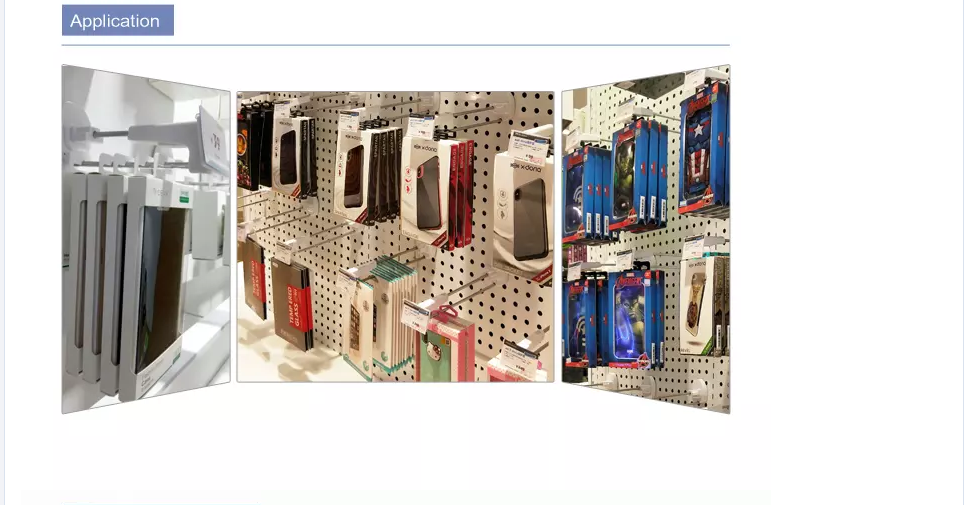 Retail security hook application