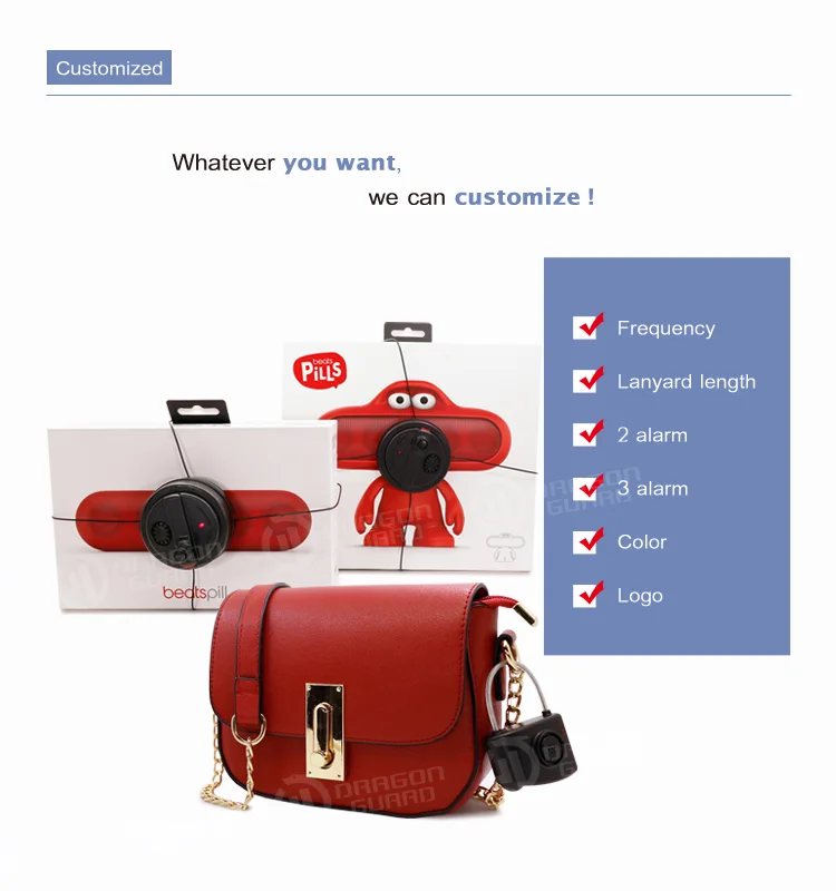 Customization options for security tags