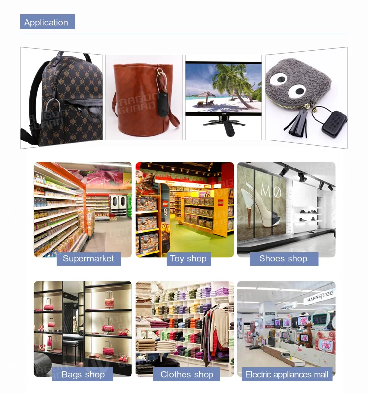 Application of security tags in different retail environments