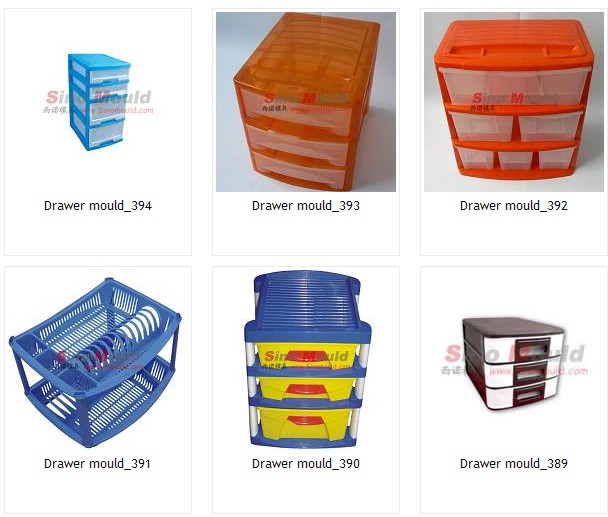 Plastic Drawer and Dish Rack Moulds