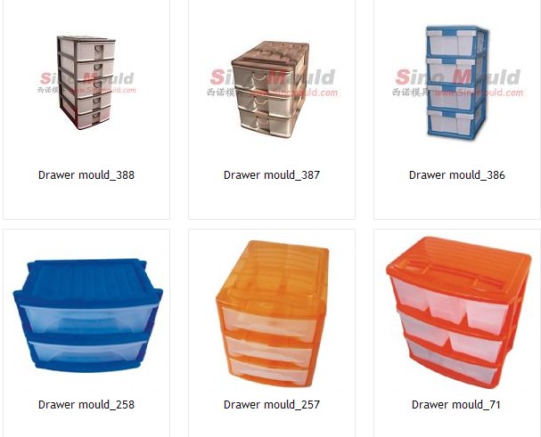Plastic Drawer Injection Molds
