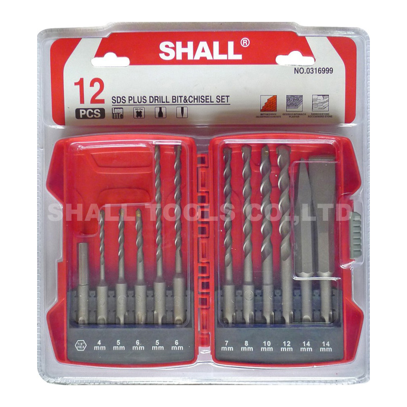 Masonry and Concrete Drill Bit Set