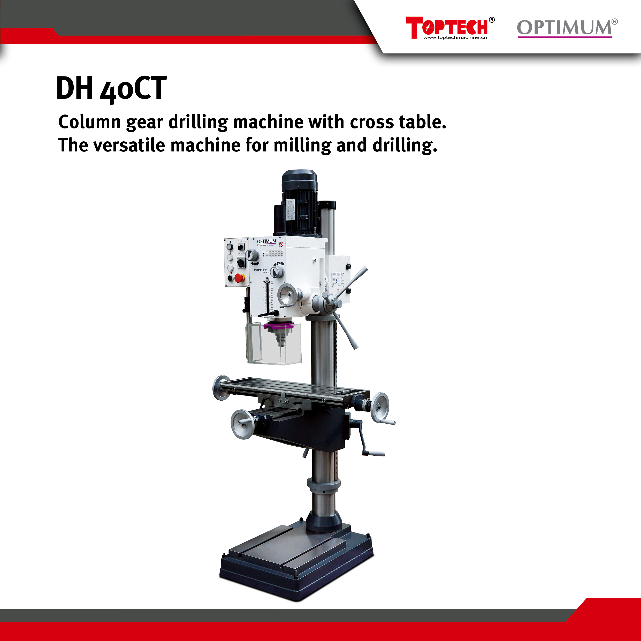 DRILLING & MILLING MACHINE DH40CT - Image 3