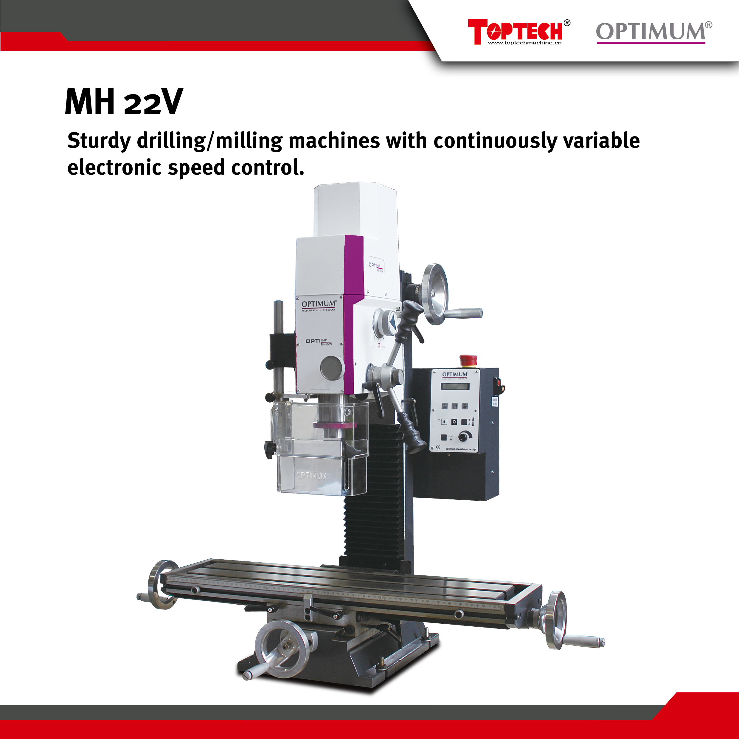 DRILLING & MILLING MACHINE MH22V - Image 2