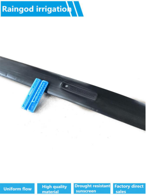 Drip tape with integrated flat emitters