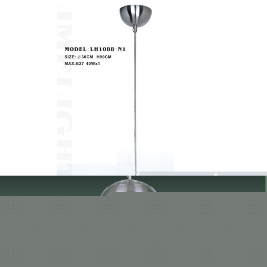 Chrome Finish Minimalist Pendant Light