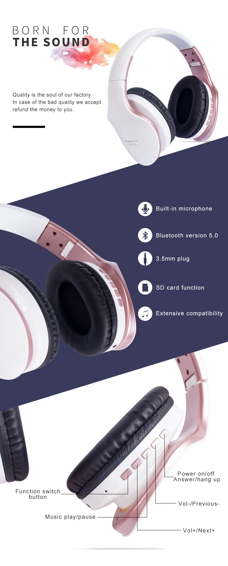 Headphones control interface and connectivity features