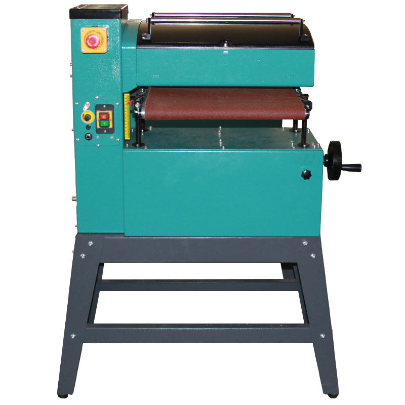 Industrial drum sander configuration