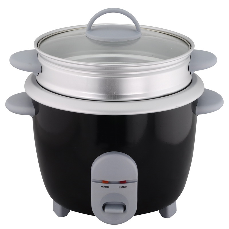 1.5L Drum-Shaped Rice Cooker with Steaming Tray