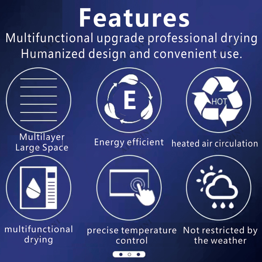 Multifunctional drying features overview